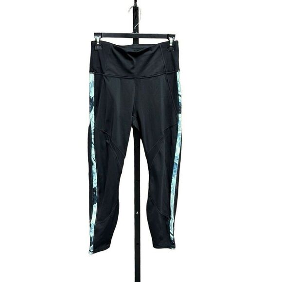 Athleta Abyss/Black Marble Precision 7/8 Tight Legging Size Medium - Picture 1 of 8